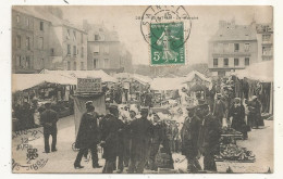 Cp, Commerce, Marché, 50, SAINT LO, Le MARCHE, Voyagée 1912 - Mercati