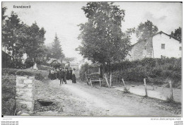 GRANDMENIL ..-- Le Village .1911 Vers EMBOURG , CHENEE ( Mme A. GRAFE ) . Voir Verso . - Manhay