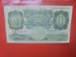 GRANDE-BRETAGNE 1 POUND 1948-60 Circuler - 1 Pound