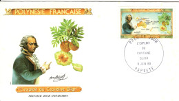 F P+ Polynesien 1983 Mi 380 FDC Bligh - Covers & Documents