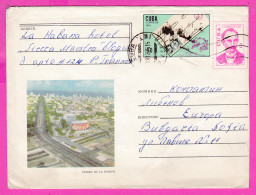 295970 / Cuba Stationery Cover PSC 1975 "Ciudad De La Habana" 3c (1975 José Martí Poet) + 30c 100th Anniversary Of U.P.U - Covers & Documents