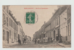 CPA - 59 - BERLAIMONT - Rue De La Gendarmerie - Très Bel état Voy En 1908 - L.S Edit à Hautmont - Berlaimont