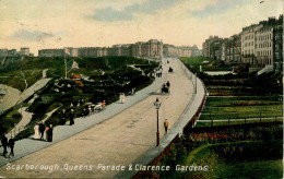YORKS - SCARBOROUGH - QUEENS PARADE AND CLARENCE GARDENS 1909 Y3939 - Scarborough