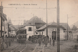 CPA - CAMPAN - Station De Tramway - Campan