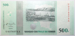 Congo (RD) - 500 Francs - 2010 - PICK 100a - NEUF - República Democrática Del Congo & Zaire