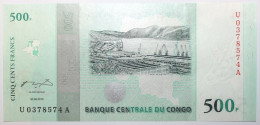 Congo (RD) - 500 Francs - 2010 - PICK 100a - NEUF - Democratic Republic Of The Congo & Zaire