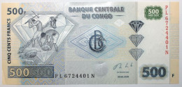 Congo (RD) - 500 Francs - 2020 - PICK 96c - SPL - République Démocratique Du Congo & Zaïre
