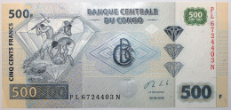 Congo (RD) - 500 Francs - 2020 - PICK 96c - SPL - Demokratische Republik Kongo & Zaire