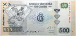 Congo (RD) - 500 Francs - 2020 - PICK 96c - NEUF - República Democrática Del Congo & Zaire