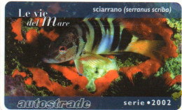 ITALY - VIACARD (HIGHWAY CARD) - UNDERWATER LIFE - SERRANUS SCRIBA - PAINTED COMBER - Autres & Non Classés