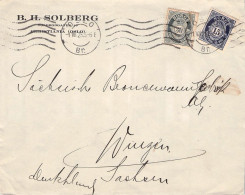 NORWAY - LETTER 1925 OSLO - SACHSEN/DE / *536 - Briefe U. Dokumente