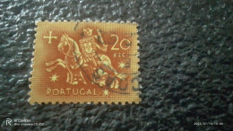 PORTEKİZ- 1950-60-                      20ESC         USED   FRAGMAN - Used Stamps