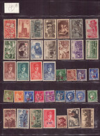 FRANCE 1941 LOT DE 38 TIMBRES ** / * / OBLITERES LOT 322 - Sonstige & Ohne Zuordnung