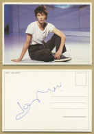 Jane Birkin (1946-2023) - Jolie Photo-carte Signée (au Verso) En Personne - Sänger Und Musiker