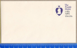 USA - Intero Postale - THE PURPLE  HEART  1982   20 C. - 1981-00