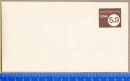 USA - Intero Postale - Stationery - AUTHORIZED  NON  PROFIT  5.9c. - 1981-00