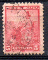 1899-03 Argentina - Allegoria - Oblitérés