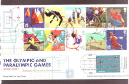 Great Britain / Groot Britanie 2977 T/m 2986 FDC Unwritten Olympics Sports (2010) - 2001-2010 Decimal Issues