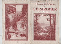 Passez La Saison à Gérardmer La Perle Des Vosges - Toeristische Brochures