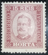 HORTA - AÇORES - 1892/93 - D.CARLOS I - CE3 - Horta