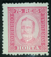 HORTA - AÇORES - 1892/93 - D.CARLOS I - CE7 - Horta