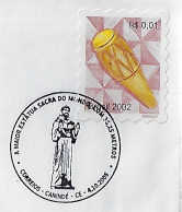 Brazil 2005 Cover Commemorative Cancel world Largest Sacred Statue With 30.25 Meters In Canindé Saint Francis Of Assisi - Lettres & Documents