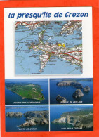 29 FINISTERE - La Presqu'Île De CROZON - Carte Géographique - Multi-Vues - - Cartes Géographiques