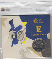 Great Britain UK £5 Five Pounds Coin Elton John - 2020 Royal Mint Pack - 5 Pounds