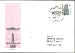 POSTKARTE  1987 - Enveloppes Privées - Oblitérées