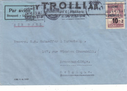 Finlande - Lettre De 1947  ? - Oblit Helsinki - Exp Vers Bressoux Liège - Tuberculose - - Covers & Documents