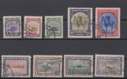 Greenland 1945 - Michel 8-16 Cancelled, See Description - Oblitérés