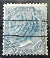 BRITISH INDIA 1867 6as8p Queen Victoria Used SG72 CV£35 - 1858-79 Compañia Británica Y Gobierno De La Reina