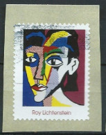 VERINIGTE STAATEN ETATS UNIS USA 2023 MODERN PAINTING ROY LICHTENSTEIN: PORTRAIT OF A WOMAN USED SN 5796 - Gebraucht