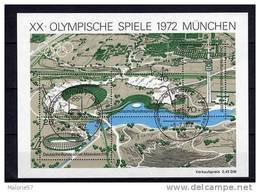 BLOC ALLEMAGNE RFA OBLITÉRÉ 1972 Michel : 7 Y&T : 6 - 1959-1980