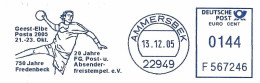 330  Hand-Ball: Ema D'Allemagne, 2005 - Handball Meter Stamp From Ammersbek, Germany. 750 J. Fredenbeck - Handball