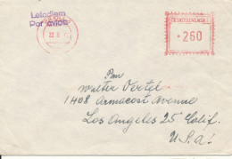 Czechoslovakia Cover With Meter Cancel Praha 22-8-1962 Sent To USA - Briefe U. Dokumente