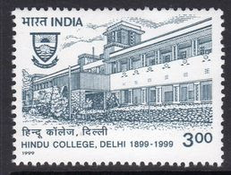 India 1999 Centenary Of Delhi Hindu College, MNH, SG 1837 (D) - Unused Stamps