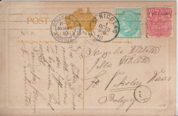 NEW SOUTH WALES - 1910 - CARTE De SYDNEY => ST NICOLAS (BELGIQUE) ! - Lettres & Documents