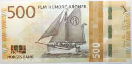 Norvège - 500 Kroner - 2018 - PICK 56a - NEUF - Norvège