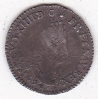 4 Sols Aux 2 L 1694 M TOULOUSE , LOUIS XIV, En Argent - 1643-1715 Ludwig XIV.