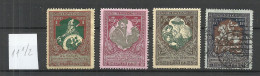 RUSSLAND RUSSIA 1914 Michel 99 - 102 A */o - Other & Unclassified