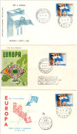 SAN MARINO - 1963, Mi.781 - 3 FDCs, Europe, CEPT, Flag (BB078) - Storia Postale
