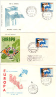 SAN MARINO - 1963, Mi.781 - 3 FDCs, Europe, CEPT, Flag (BB078) - Lettres & Documents