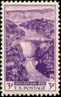 1935 USA Boulder Dam Stamp Sc#774 History Hoover Hydroelectric Power - Water