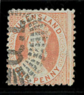 Aa5619Na - Australia QUEENSLAND - STAMP - SG # 97  Watermark 5  - USED - Gebraucht