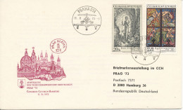 Czechoslovakia PAINTING Stamps On A PRAHA 73 Cover 11-11-1973 With Cachet - Lettres & Documents