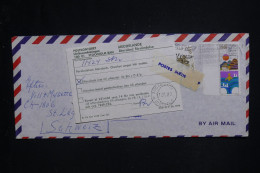 ISRAËL - Enveloppe De Jérusalem Pour La Suède Et Redirigée Vers La Suisse En 1980 - L 144977 - Lettres & Documents