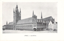 BELGIQUE - YPRES - Les Halles -  Carte Postale Ancienne - Ieper