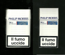 Pacchetti Di Sigarette ( Vuoti ) - Philip Morris Blu Da 10 E 20 Pezzi - Empty Cigarettes Boxes