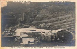 Lyon * Carte Photo * Le Théâtre Romain De Fourvière * Entrée Méridionale - Lyon 4